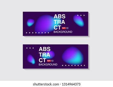 Set isolated elements of holographic chameleon design palette of shimmering colors Modern abstract pattern colorful fluid paint design