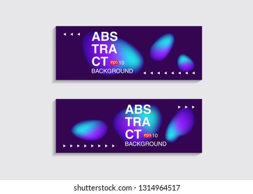 Set isolated elements of holographic chameleon design palette of shimmering colors Modern abstract pattern colorful fluid paint design