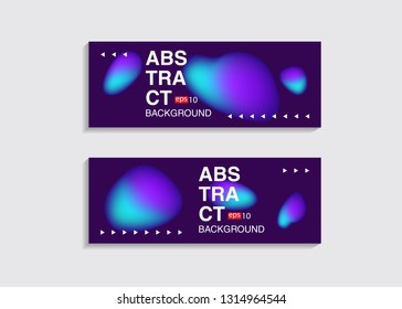 Set isolated elements of holographic chameleon design palette of shimmering colors Modern abstract pattern colorful fluid paint design
