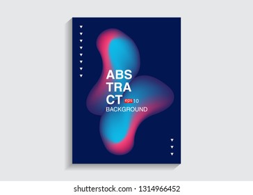 Set isolated elements of holographic chameleon design palette of shimmering colors Modern abstract pattern colorful fluid paint design