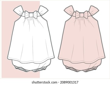 Baby dress sketch icon  Stock vector  Colourbox