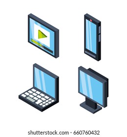 set isometric communications technology tools