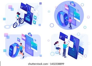 Establecer aplicaciones móviles isométricas para rastrear entrenamientos, correr, ciclismo para atletas. Para el desarrollo de sitios web y sitios web móviles