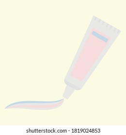 A set of items for oral hygiene. Items for cleaning teeth. Oral hygiene.