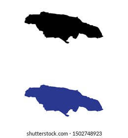 a set of Jamaica map icons