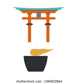 Set of Japanese Landmark, Vector