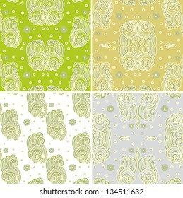 set of japanese patterns