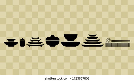 1,986 Japanese dinnerware Images, Stock Photos & Vectors | Shutterstock