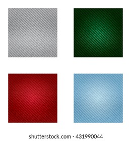 Set of jeans texture. Vector illustration.