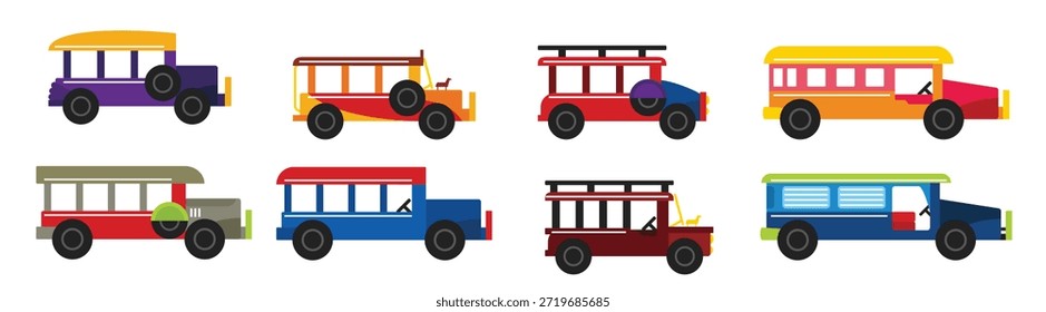 Conjunto de Ilustración vectorial de yipni