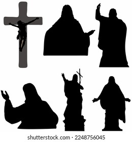 set of jesus statues around the world