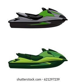 Set jet ski, scooter