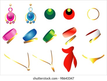 A set of jewelery.