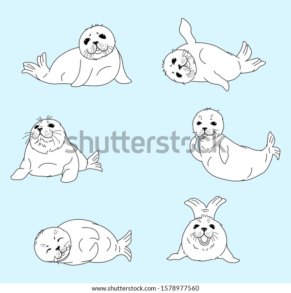 Featured image of post Kawaii Cute Seal Drawing seal kawaii kawaii seal japanese stickers stickers pretty awn up japanese stationery stationary japan japanese
