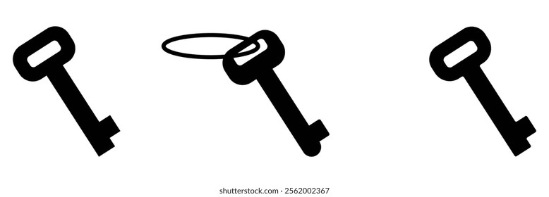 set of key icon vector illustration eps 10.