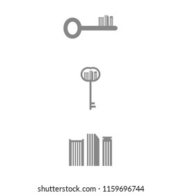 a set of key icons