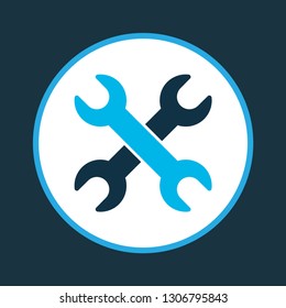Set of keys icon colored symbol. Premium quality isolated wrench element in trendy style.
