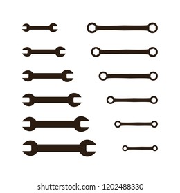 Set keys icon – stock vector