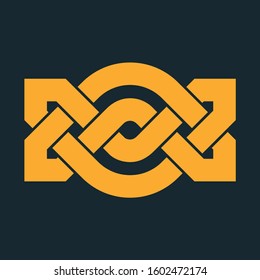 Set of Kharraqan geometric patterns. Traditional islamic ornament.