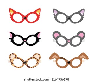 Set of Kids Animal Masks