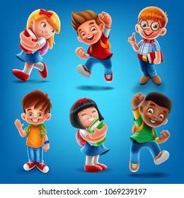 Set Kids For School Banner