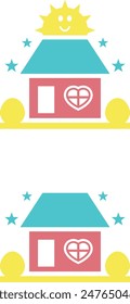 a set of kindergarten icons