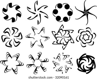 Set of kinematic abstract symbols