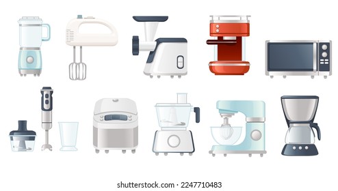 Set of kitchen cooking tools design vector illustration isolated on white background