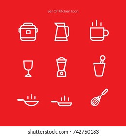 set of kitchen icon
