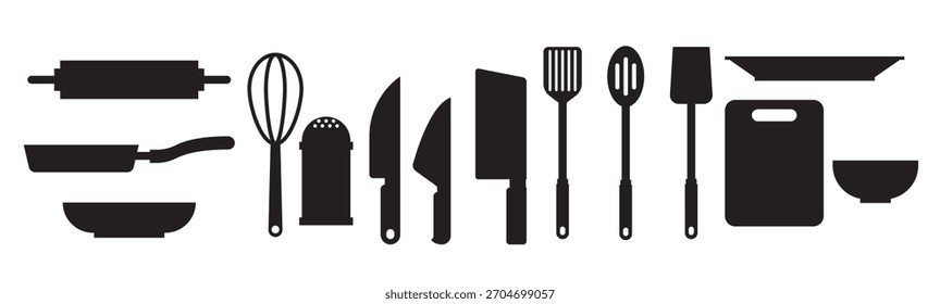 Set of Kitchen icons vector illustration