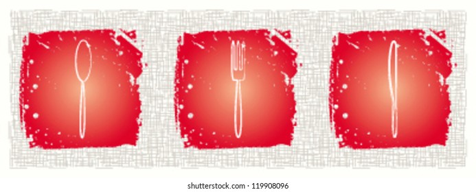 Set of kitchen icon/Vector illustration