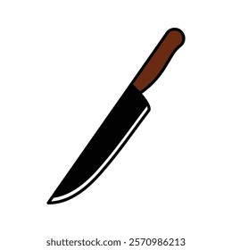 Set of kitchen knife icon collection. Knife symbol Vector Illustration.