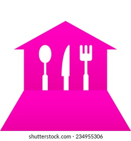 set of kitchen sign logo