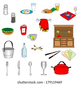 Set of kitchen stuff