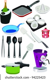 Set of kitchen tools