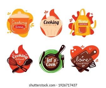 poner herramientas de cocina y letras