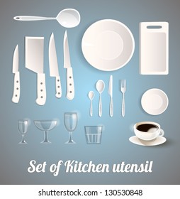Set of Kitchen utensil