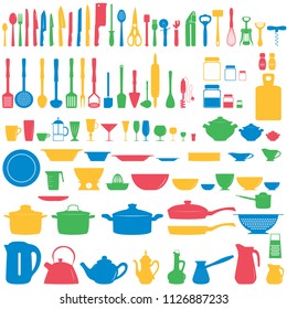 Set of kitchen utensils