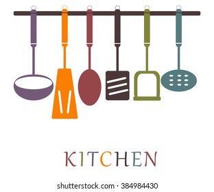 Set of kitchen utensils