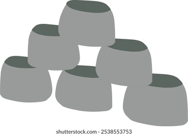 Set of kitchen utensils isolated on white background