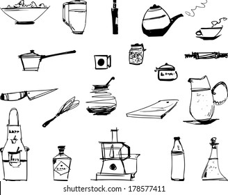 Set of kitchenware