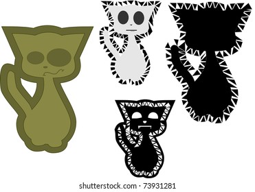 Set of kitten