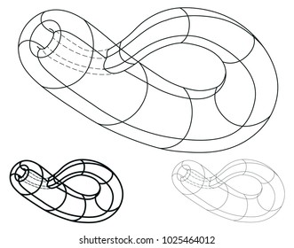 Set of Klein bottles 