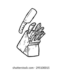 set of knife