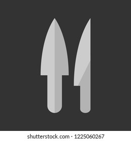 set of knife sign
