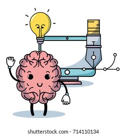 set knowledge education with creative icon