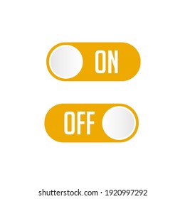 Set Label Icon On Off, Premium Vector