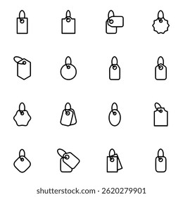 set of Label icons vector illustration