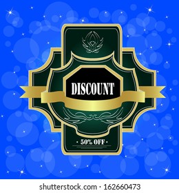 Set of label. Vector