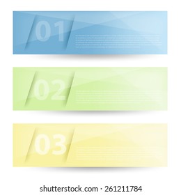 Set label vector background objects curve line with blue green and yellow color for text and message modern artwork design , vector paper